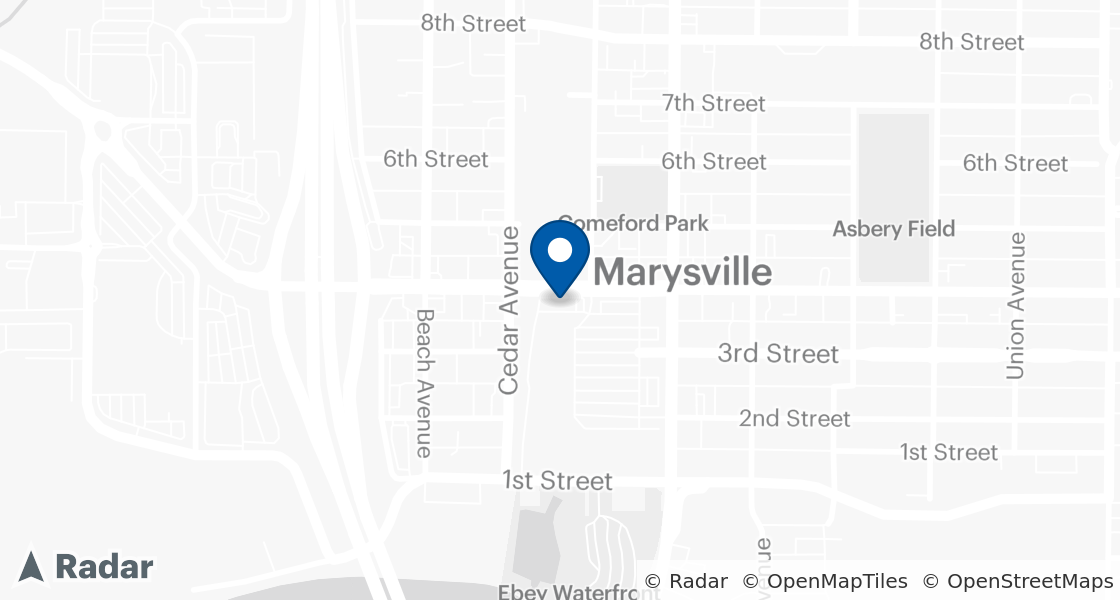 Map of Dairy Queen Location:: 325 Marysville Mall, Marysville, WA, 98270-5502